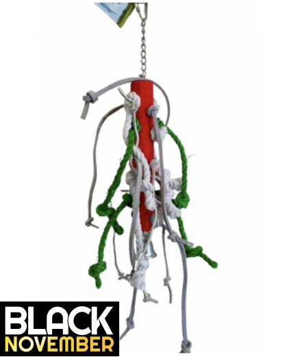 9 X Parrot Toy Pack - African Grey, Amazon, Eclectus, Cockatoo Etc - RRP £134.91 - Pack 3